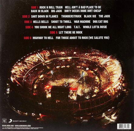 欧3LP AC/DC Live At  Plate 88765411751 Columbia 未開封 /00780 AC/DC - Live At River Plate (50th Anniversary Gold Color