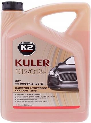 K2 Kuler Long Life T205C czerwony 5l