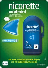 Nicorette Coolmint 2mg 20 tabletek do ssania  
