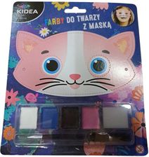 Zdjęcie FARBY DO TWARZY Z MASKĄ KOTEK KIDEA 6+ - Gostynin