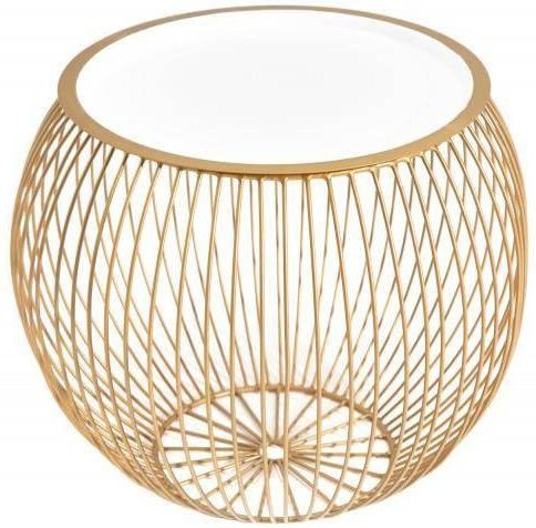 Zdjęcie Produkt z Outletu: Invicta Interior Stolik Kawowy Storage Ii 41Cm Złoty_01 - Maszewo