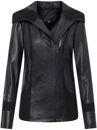 Kurtka skórzana damska "Sonia" zapinana na zamek