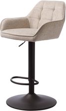 Zdjęcie Hoker obrotowy Nolan z regulacją wysokości, pikowany, beżowe (50840000) - Błonie