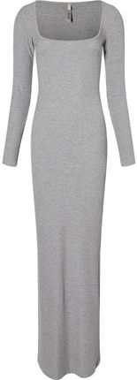SKIMS SOFT LOUNGE LONG SLEEVE DRESS Heather Grey S