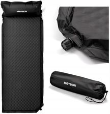 Meteor Mata Samopompuj�ca Turystyczna Pod Namiot Z Pokrowcem 188X66Cm Czarny