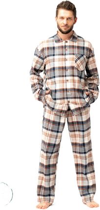KEY PIŻAMA MĘSKA FLANELOWA MNS 443 B25