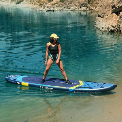Надувна дошка для сапсерфінгу Tsunami Sup Pro, універсальна, T13, 350 см, синя - фото 3