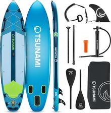 Zdjęcie Tsunami Deska Sup Pro Stand Up Paddle Pompowana Do Pływania All Round T15 350Cm Niebieskie - Rydułtowy