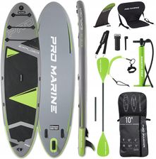 Zdjęcie Pro Marine Deska Sup 305Cm 10' Stand Up Paddle Zestaw + Siedzisko I Akcesoria Szare - Tuszyn