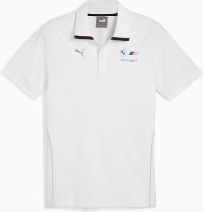 Koszulka polo męska Puma BMW MMS biała 62746202