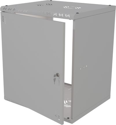 Stalflex Szafa Serwerowa Wisząca Rack 19" 12U 450Mm Metalowe Drzwi Szara (SRC1912U450MG)
