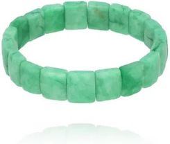 Zdjęcie By Dziubeka Bransoletka Zielona Z Jadeitami (Bpa0552) - Lipiany
