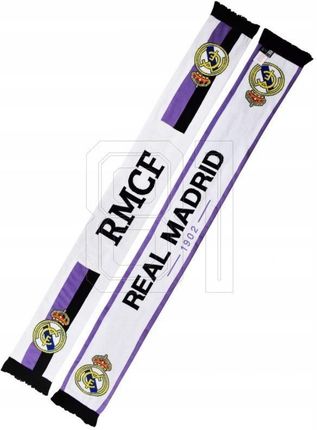 Real Madryt Szalik Kibica Dwustronny Double Knitted Scarf 12Th Rm4Bufd12