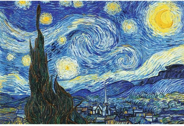 Trefl Puzzle 500el. PuzzloRama, Gwiaździsta Noc, Vincent van Gogh 37544