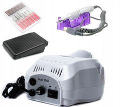 Zdjęcie PROFESJONALNA FREZARKA DO PAZNOKCI MANICURE 30W ZESTAW FREZÓW RIWALL RF-01 - Poznań