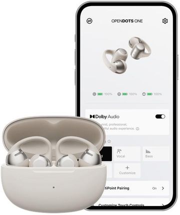 Słuchawki Shokz OpenDots ONE Grey – otwarte słuchawki True