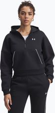 Zdjęcie Under Armour Bluza Damska Rival Fleece Piped Hz Hoodie Black White - Ząbki