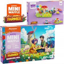 Zdjęcie Marioinex Klocki Waffle Mini Farmer Zakręcony Młyn 109 Elementów - Tychy