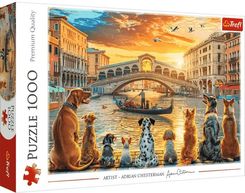 Zdjęcie Trefl Puzzle 1000el. Pieski w Wenecji 10944 - Wojnicz