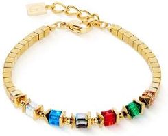 Zdjęcie Coeur De Lion Bransoletka Sparkling Cubes Fusion Chain wielokolorowa 2100/30-1516 - Lipiany