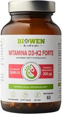 Zdjęcie Biowen Witamina D3 + K2 Forte 12000Iu 60kaps. - Niemcza