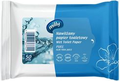Zdjęcie Milly Pure Nawilżany Papier Toaletowy 50szt. - Odolanów