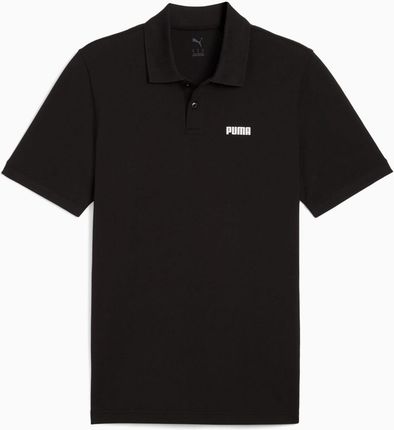 Koszulka polo męska Puma ESS SMALL LOGO PIQUE czarna 68676201