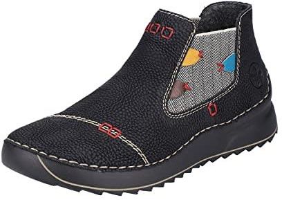 [AC] Rieker Damskie buty 51592 modne, czarny, 39 EU