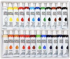 Zdjęcie Zestaw Farb Akrylowych Farby Akrylowe 24X12Ml - Korsze