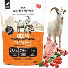 Zdjęcie Wiejska Zagroda Kozina Monoproteinowa Mokra Karma Dla Psa Saszetka 500G - Nowe Brzesko