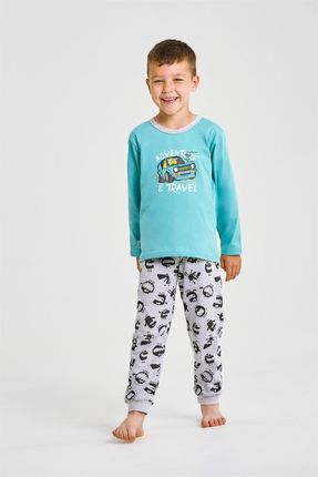 TARO 3496 PIŻAMA CHŁOPIĘCA DŁUGA BENN 122-140