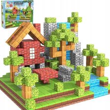 Zdjęcie Bez Marki Klocki Magnetyczne Sześciany Zestaw 200 Klocków 4 Ludziki Piksele - Kętrzyn