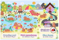 Zdjęcie Strigo Blok Rysunkowy A4/50K 90G Kapibara Edukamp - Sucha Beskidzka