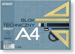 Zdjęcie Penword Blok Techniczny A4 10 Kartek Biały 250G/M2 Bt 2 - Radziejów