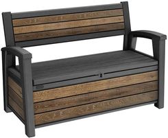 Zdjęcie Keter Skrzynia Ławka Ogrodowa Tarasowa Deco Bench Wallnut Kt641410 - Płoty