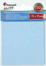 Zdjęcie Titanum Notes Samoprzylepny Transparentny 75X75Mm 50K - Bochnia