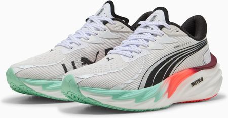 Buty do biegania damskie Puma VELOCITY NITRO 4 HYROX beżowe 31191201