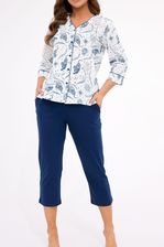 Zdjęcie Rozpinana piżama damska Cornette 162/446 Kristin 2 (XL) - Stoczek Łukowski