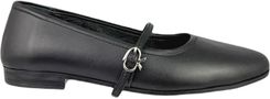 Zdjęcie Baleriny damskie LaAzaria 118 B-19 black leather (37, Czarny) - Skawina
