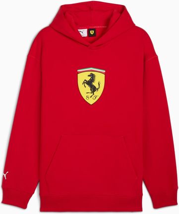 Bluza z kapturem męska Puma FERRARI SPORTSWEAR SHIELD czerwona 63278702