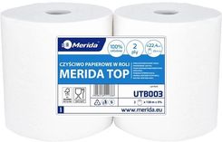 Zdjęcie Merida Czyściwo Przemysłowe W Roli, 2 Warstwy, 137,5 M, Celuloza - Rolki - Kórnik