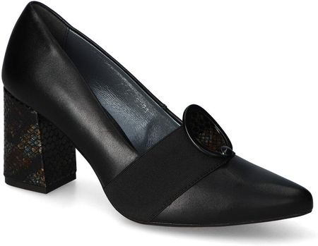 Czółenka Kordel 2291/CZAR301/GN348 Czarne lico