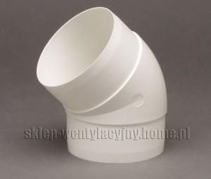 Vents Group Kolano 45 stopni do kanałów okrągłych fi 125mm (591) - zdjęcie 1 Vents Group Kolano 45 stopni do kanałów okrągłych fi 125mm (591)