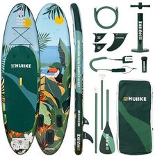 Zdjęcie Huiike Deska Sup Z Akcesoriami Wiosło Stateczniki Pompka. Nadmuchiwana O Doskonałej Stabilności I Wytrzymałości.305X84X15Cm Maksy Zielona - Kościerzyna