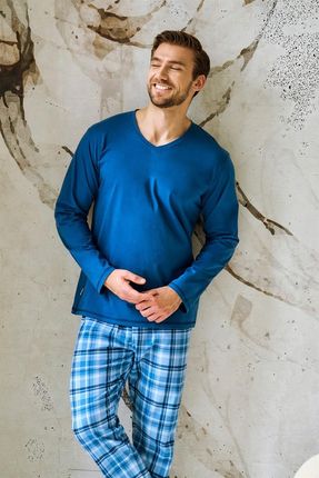 TARO 3475 PIŻAMA MĘSKA DŁUGA MARK M-2XL