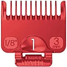 Zdjęcie Nasadka WAHL 1/8 3mm No.1 czerwona typ2 - Kobyłka