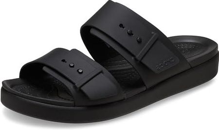 [AC] Crocs Brooklyn Buckle Low Sandały Damskie, Czarny (Black), 38/39 EU