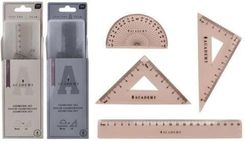 Zdjęcie Interdruk Zestaw Geometryczny Academy Z Linijką 20Cm Mix - Pilica