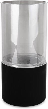 Wazon Szkło Srebrny Dekoracyjny 25.5X12 Cm 134260Uniw