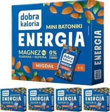 Zdjęcie Mini batoniki Energia z migdałami bez cukru 102g Dobra Kaloria - Żywiec